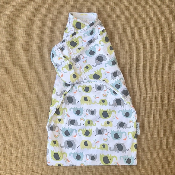 Nuroo Pajamas Euc Nuroo Swaddler With Elephants Sz 8 Months Poshmark